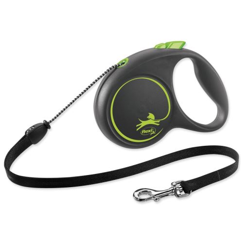 Leash negru Design negru sârmă verde M -5 m 1 buc