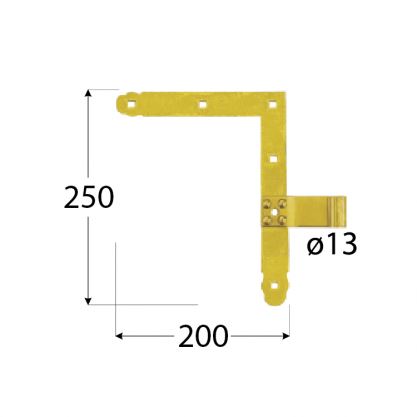 Balama pentru fereastră simplă ZN 250 d13 DMX / pachet 1 buc.