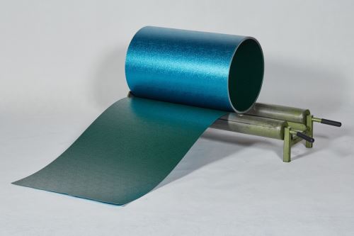 PREFA tablă de aluminiu Prefalz 0,70 x 650 mm, stuc, verde mușchi (RAL6005)
