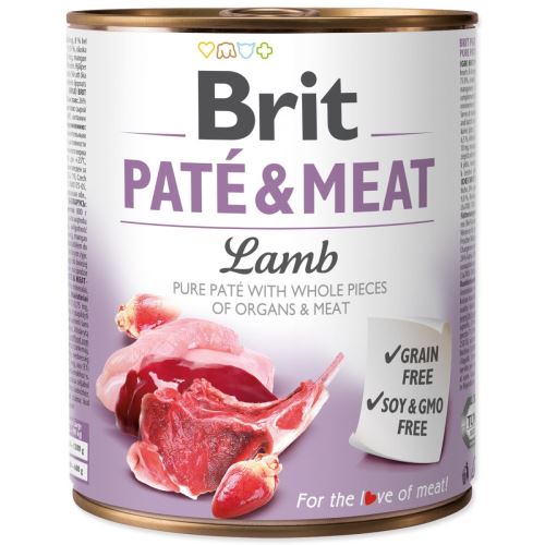 BRIT Paté & Meat Lamb 800 g