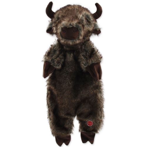 Jucărie DOG FANTASY Skinneeez bison de pluș 50 cm 1 bucată