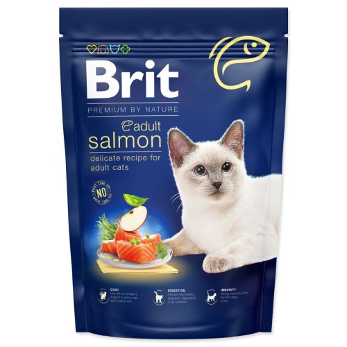 BRIT Premium by Nature Cat Adult Somon 800 g