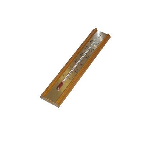 Termometru de cameră din lemn, metal 20cm