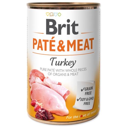 BRIT Paté & Meat Turkey 400 g