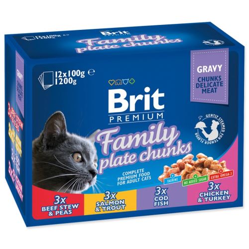 BRIT Premium Cat Family Plate 1200 g