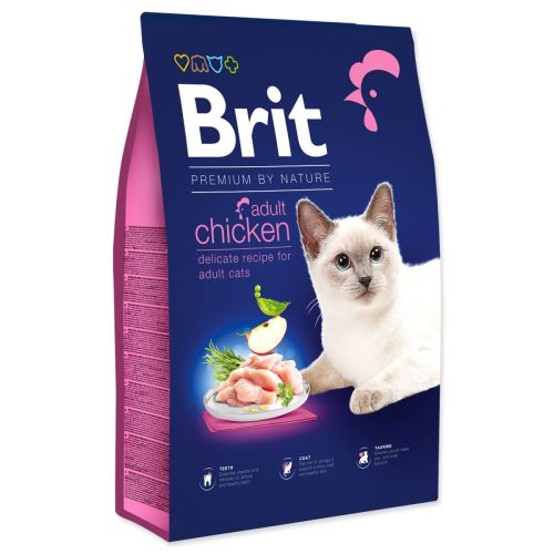 BRIT Premium by Nature Cat Adult Pui pentru pisici 8 kg