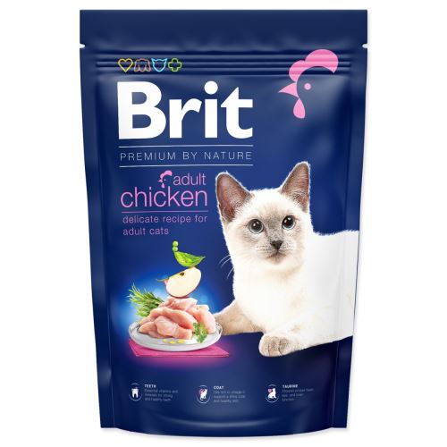BRIT Premium by Nature Cat Adult Pui pentru pisici 1,5 kg