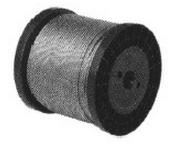 Sârmă de oțel DIN 3055 în PVC 1,2/1,6x2000m