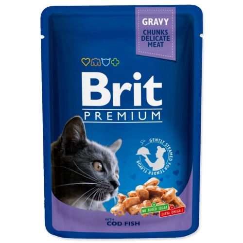 BRIT Premium Cat Cod Fish 100 g