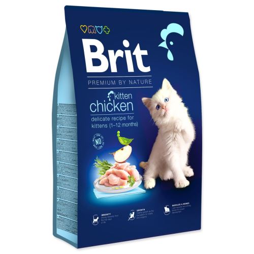 BRIT Premium by Nature Cat Kitten Pui pentru pisici 8 kg