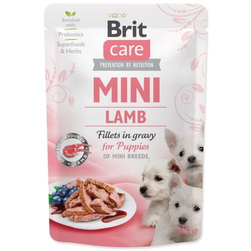 BRIT Care Mini Puppy Fileuri de miel în sos 85 g