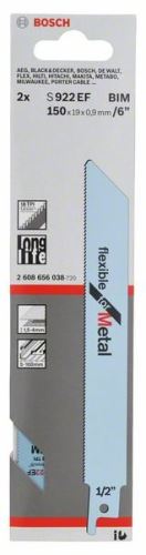 BOSCH Pânză pentru ferăstrău sabie S 922 EF Flexible for Metal (5 buc) 2608656015