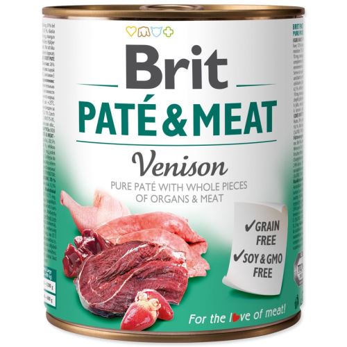 BRIT Paté & Meat Venison 800 g