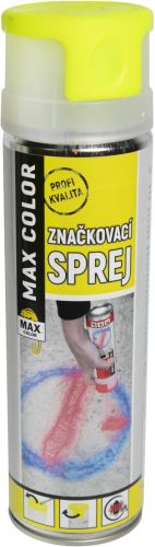 Spray de marcare MAX COLOR 500ml galben strălucitor