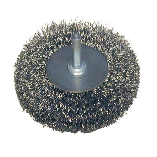 Perie circulară cu tijă din sârmă de oțel 2 rânduri 70/0,3