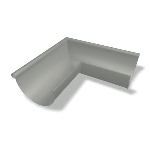 PREFA colț de jgheab de exterior 90° aluminiu Ø 150 mm, gri zinc RAL 7030