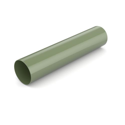 BRYZA Gură de scurgere din plastic fără gât Ø 90 mm, lungime 3M, verde RAL 6020