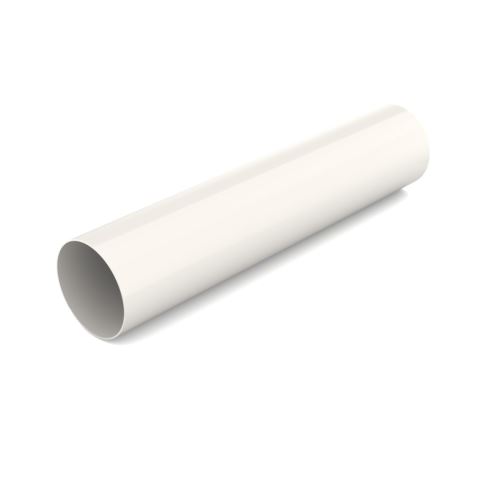 BRYZA Gură de scurgere din plastic fără gât Ø 110 mm, lungime 3M, alb RAL 9010