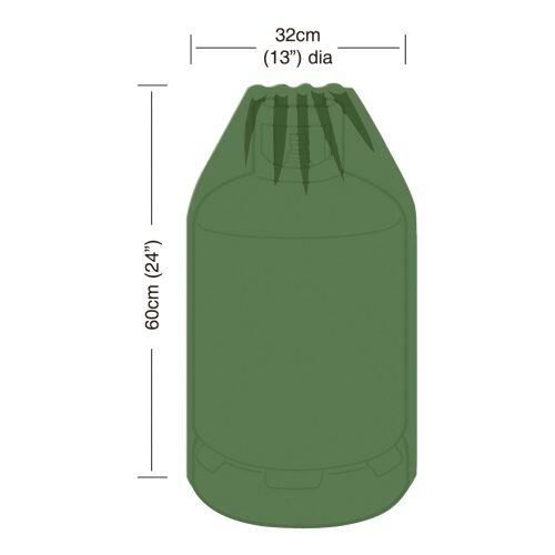 Capac pentru butelie de gaz de 15 kg, dimensiune 32x60cm (polietilenă)