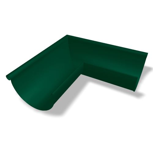 PREFA colț de jgheab pentru exterior 90° aluminiu Ø 150 mm, verde mușchi RAL 6005