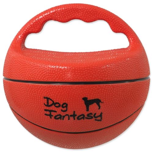 Jucărie DOG FANTASY DOG FANTASY minge cu mâner scârțâitor 15 cm