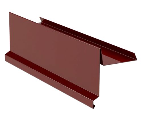 Bară de vânt RŠ 333, CLR colorată pe ambele părți, roșu închis RAL 3009