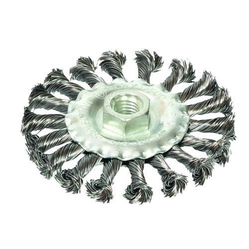 Perie circulară cu împletituri din oțel, 115/0,5 M14, FESTA