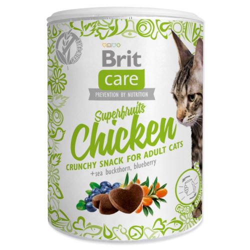 BRIT Care Cat Snack Superfruits Pui 100 g