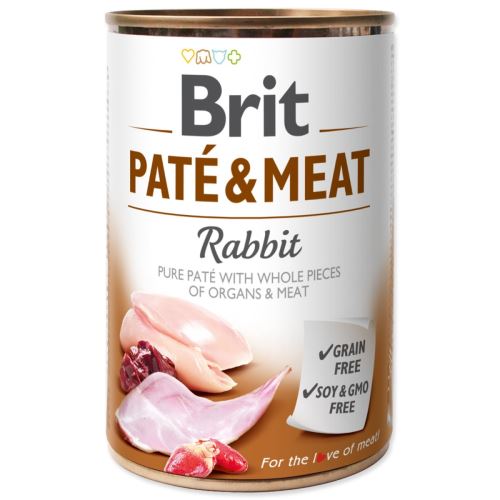 BRIT Paté & Meat Rabbit 400 g
