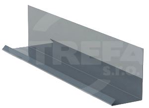 Garnitura de perete pentru combinație cu banda de acoperire RŠ 250, Prefalz stuc, antracit P.10 RAL 7016
