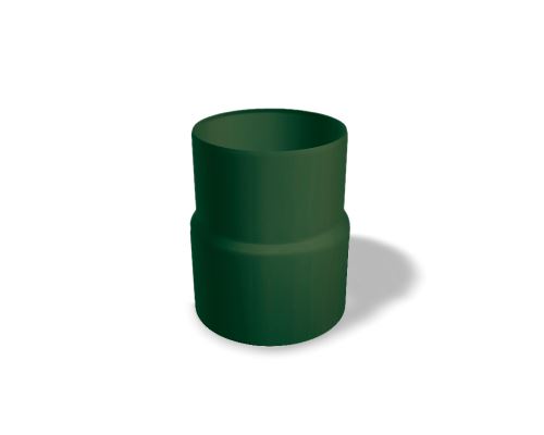 Racord de gât din aluminiu PREFA Ø 120 mm, verde mușchi RAL 6005