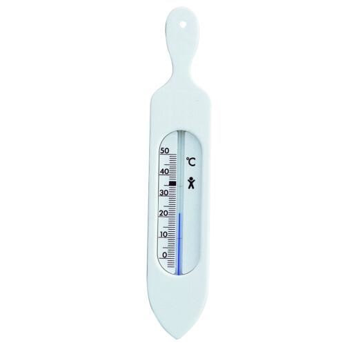 Termometru de baie din plastic alb 19cm