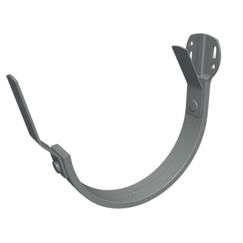 Cârlig de jgheab de jgheab din aluminiu PREFA, cornișă/frontal Ø 150 mm, gri deschis P10 RAL 7005