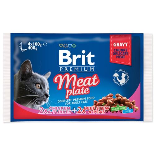 BRIT Premium Cat Meat Plate 400 g