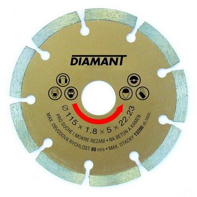 DIAMANT diam. segment disc 150x22,2 / pachet 1 buc.