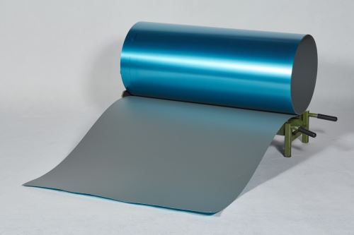 PREFA tablă de aluminiu Prefalz 0,70 x 650 mm Gri deschisP.10 neted (RAL7005)