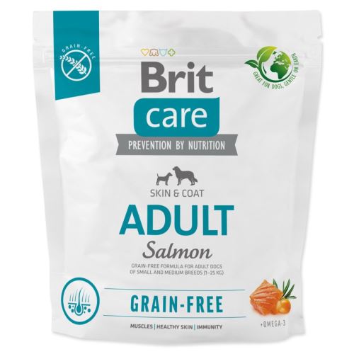 Brit Care Dog Grain-free Adult Somon 1kg