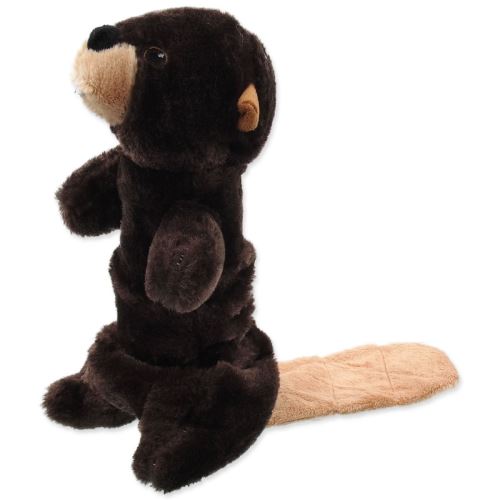 Jucărie DOG FANTASY Skinneeez Plush squeaky beaver 45 cm 1 buc