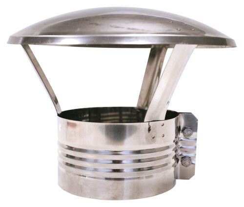 Cupola de coș de fum de 200 mm - oțel inoxidabil