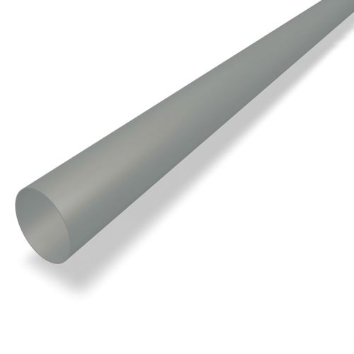 PREFA Gură de scurgere din aluminiu Ø 100 mm, lungime 3M, gri zinc RAL 7030