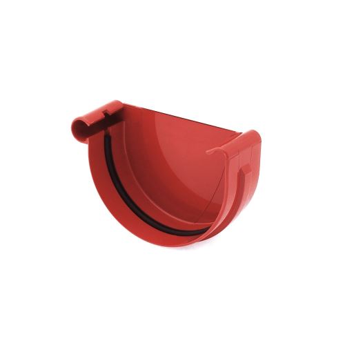 BRYZA Jgheab de jgheab stâng din plastic Ø 100 mm, roșu RAL 3011