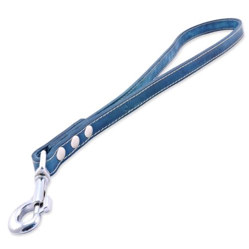 Leash TAMER mână de piele de mână turcoaz 50 cm