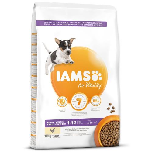 IAMS Dog Puppy Small & Medium Pui 12 kg