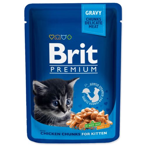 BRIT Premium Kitten Pui în bucățele 100 g