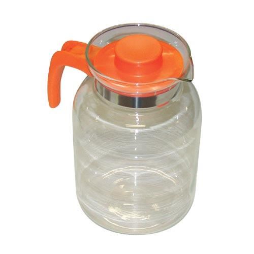 Ceainic de sticlă JULIE 2l capac și mâner din plastic