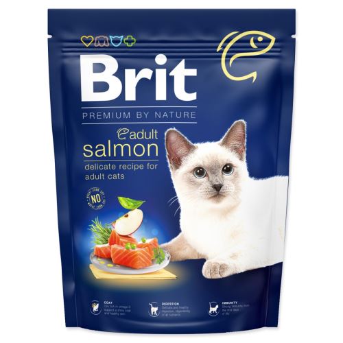 BRIT Premium by Nature Cat Adult Somon 300 g