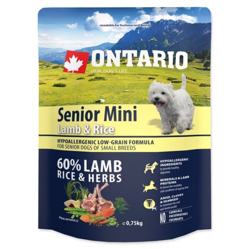 Senior Mini Lamb & Rice 0.75 kg