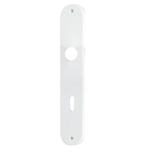 Scut de plastic KLASIK pentru cheie dosaic, 72mm (10 perechi) alb