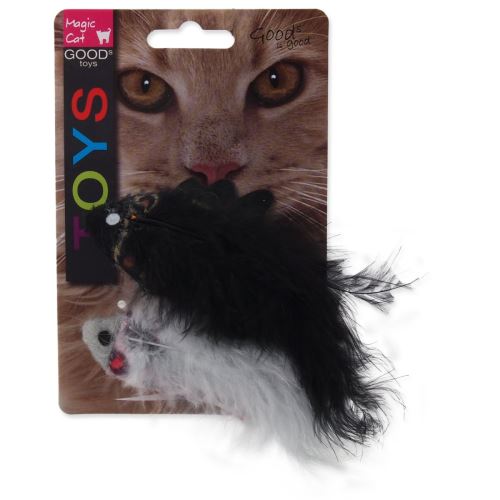 Jucărie MAGIC CAT peștișor MAGIC CAT cu model și amestec de pisici cu zornăit 11 cm 2 buc.
