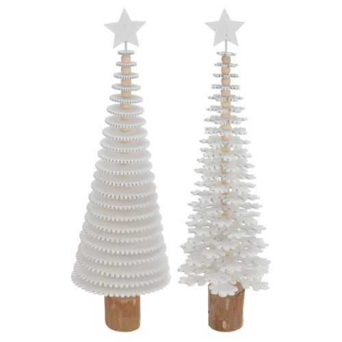Crăciun copac decorativ din lemn 40cm mix de motive